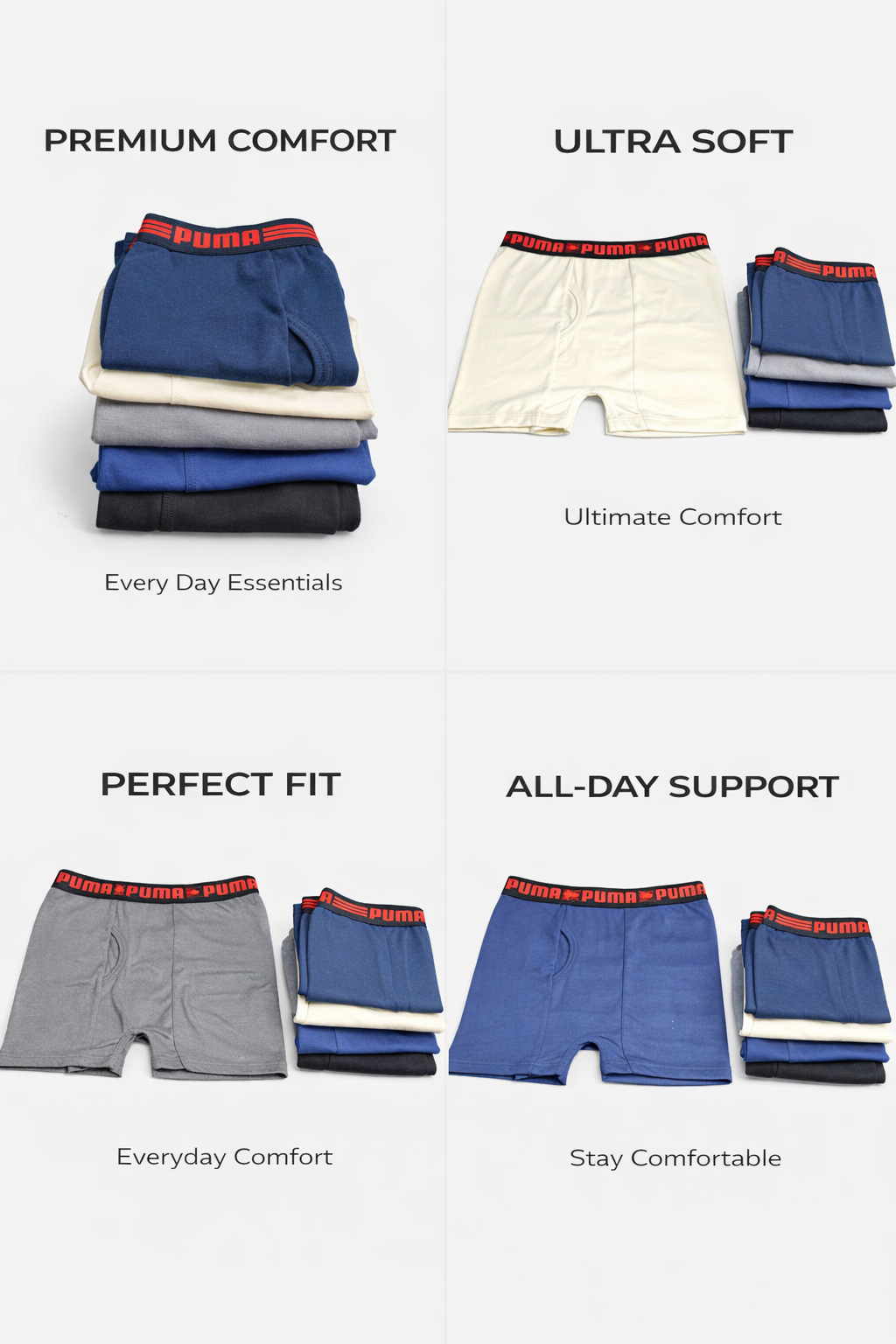Premium Boxers Packs of Five