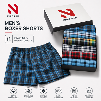 Premium Mens boxer Pack of six