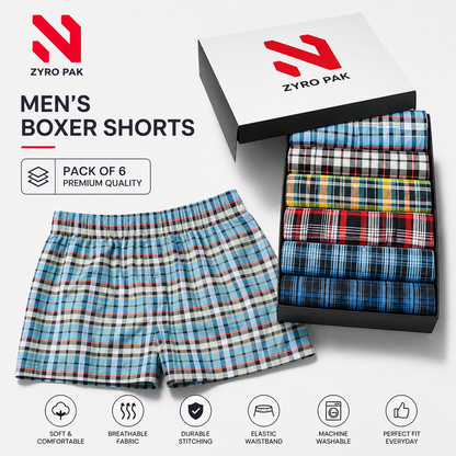 Premium Mens boxer Pack of six