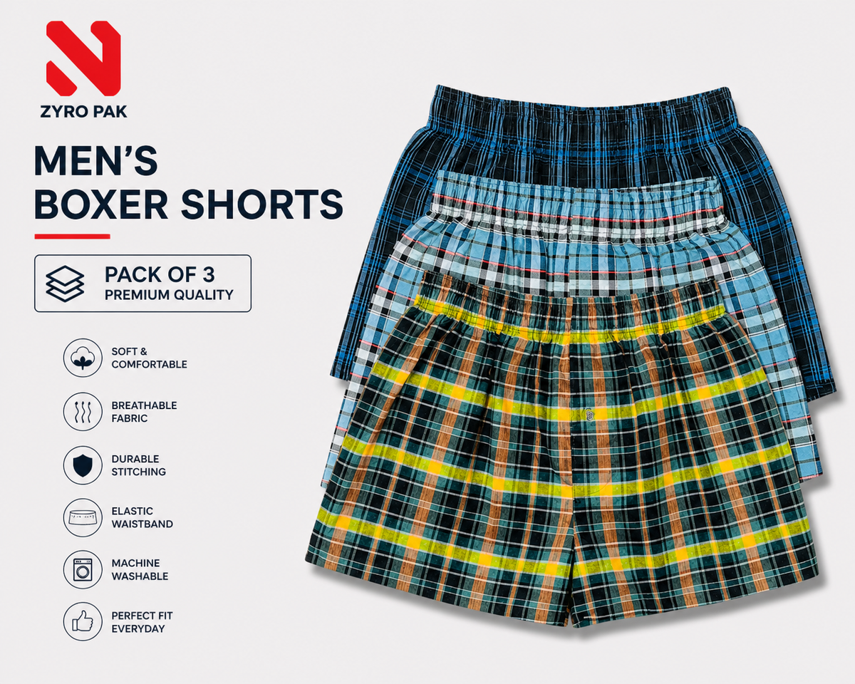 Premium Mens boxer Pack of 3