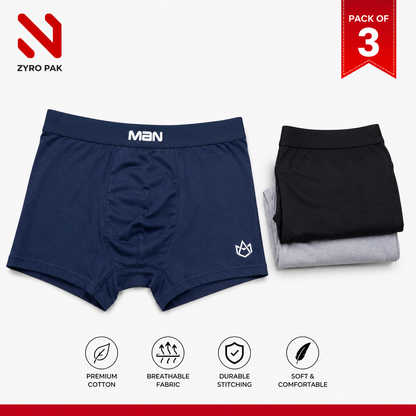 Premium Boxers Pack of 3