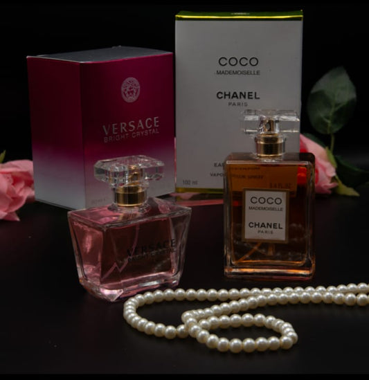 Pack Of 2 Offer Coco Chanel & Versace Bright Crystal With Free Shipping